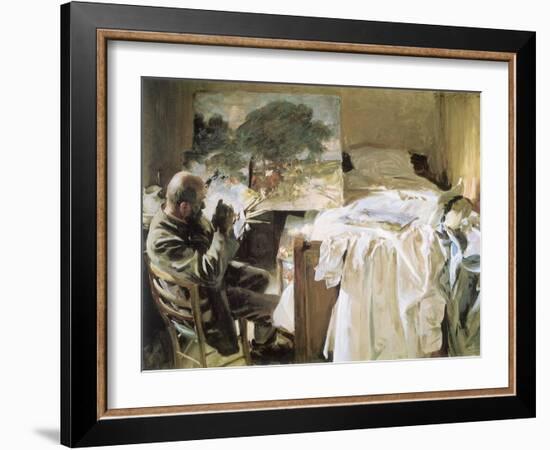 Artist in His Studio, 1903-John Singer Sargent-Framed Giclee Print