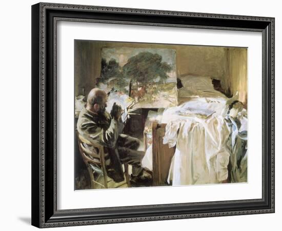 Artist in His Studio, 1903-John Singer Sargent-Framed Giclee Print