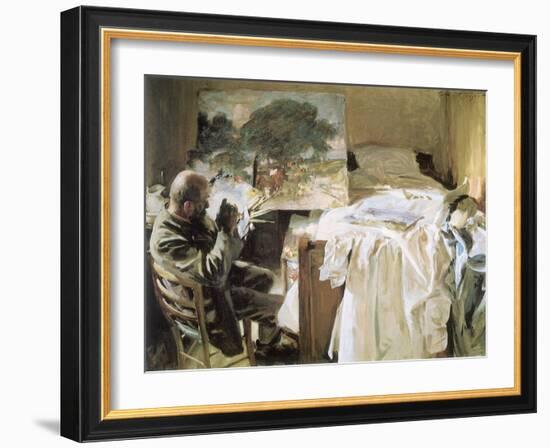 Artist in His Studio, 1903-John Singer Sargent-Framed Giclee Print