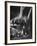 Artist Pablo Picasso "Painting" with Light at Madoura Pottery-Gjon Mili-Framed Premium Photographic Print