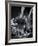 Artist Pablo Picasso "Painting" with Light at the Madoura Pottery-Gjon Mili-Framed Premium Photographic Print