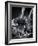 Artist Pablo Picasso "Painting" with Light at the Madoura Pottery-Gjon Mili-Framed Premium Photographic Print