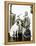 Artist Painting the Dog Listening at a Gramaphone-Peter Jackson-Framed Premier Image Canvas