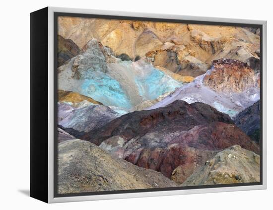 Artist Palette, Artist Drive, Death Valley National Park, California, USA-Michel Hersen-Framed Premier Image Canvas