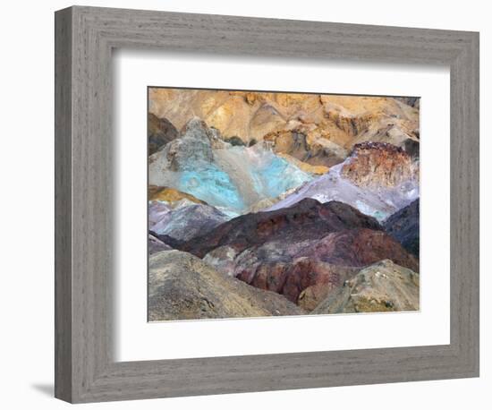 Artist Palette, Artist Drive, Death Valley National Park, California, USA-Michel Hersen-Framed Photographic Print