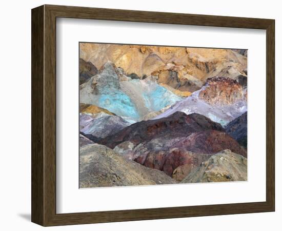 Artist Palette, Artist Drive, Death Valley National Park, California, USA-Michel Hersen-Framed Photographic Print