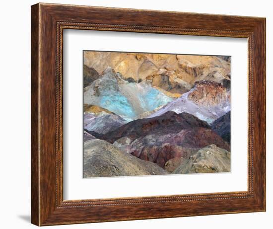 Artist Palette, Artist Drive, Death Valley National Park, California, USA-Michel Hersen-Framed Photographic Print