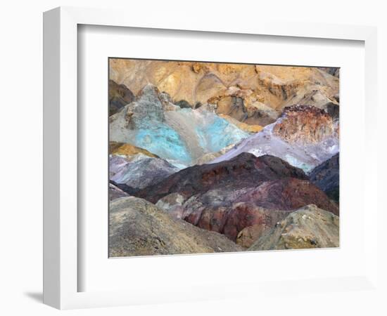 Artist Palette, Artist Drive, Death Valley National Park, California, USA-Michel Hersen-Framed Photographic Print