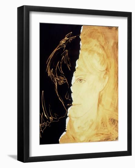 Artist's Abstract Depiction of Schizophrenia-David Gifford-Framed Photographic Print