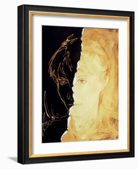 Artist's Abstract Depiction of Schizophrenia-David Gifford-Framed Photographic Print