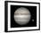 Artist's Concept Comparing the Size of the Gas Giant Jupiter with That of the Earth-Stocktrek Images-Framed Photographic Print