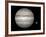 Artist's Concept Comparing the Size of the Gas Giant Jupiter with That of the Earth-Stocktrek Images-Framed Photographic Print