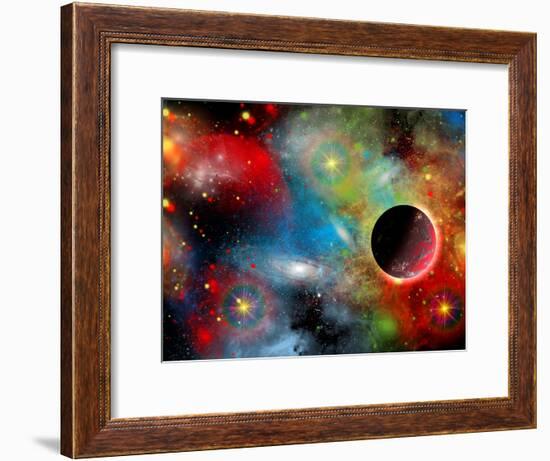 Artist's Concept Illustrating Our Beautiful Cosmic Universe-Stocktrek Images-Framed Photographic Print