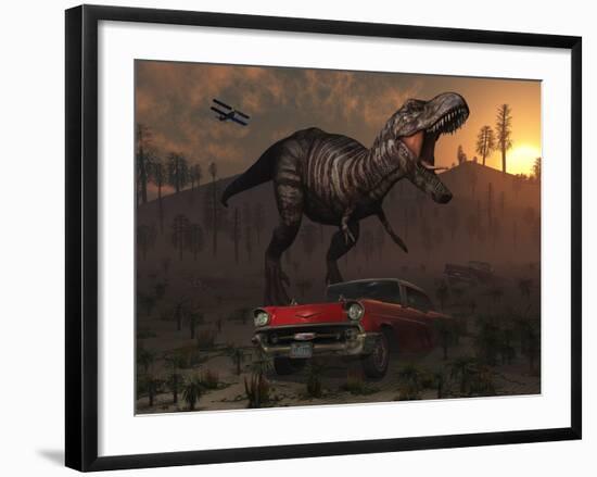 Artist's Concept Illustrating the Possibility of Different Dimensions Through Time Travel-Stocktrek Images-Framed Photographic Print