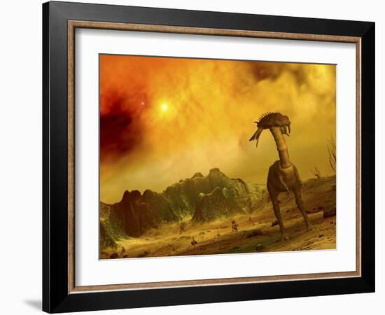 Artist's Concept of an Alien Planet-Stocktrek Images-Framed Photographic Print