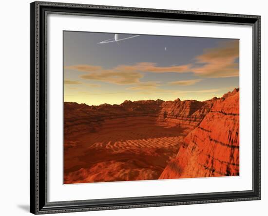 Artist's Concept of an Earth-Like Planet-Stocktrek Images-Framed Photographic Print