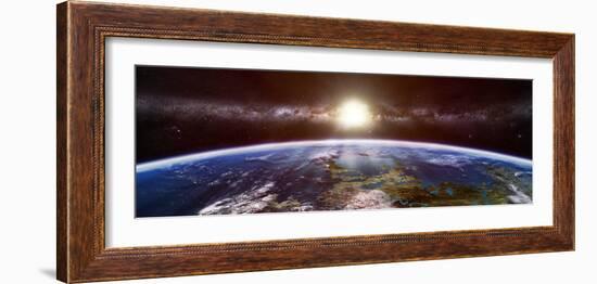 Artist's Concept of an Extraterrestrial Planet-Stocktrek Images-Framed Photographic Print