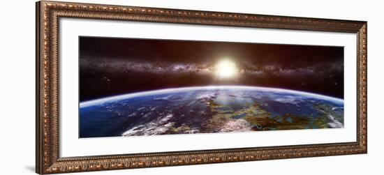 Artist's Concept of an Extraterrestrial Planet-Stocktrek Images-Framed Photographic Print