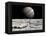 Artist's Concept of Jupiter as Seen across the Icy Surface of its Moon Europa-Stocktrek Images-Framed Premier Image Canvas