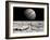 Artist's Concept of Jupiter as Seen across the Icy Surface of its Moon Europa-Stocktrek Images-Framed Photographic Print