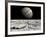 Artist's Concept of Jupiter as Seen across the Icy Surface of its Moon Europa-Stocktrek Images-Framed Photographic Print