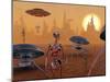 Artist's Concept of Life on Mars Long Ago-Stocktrek Images-Mounted Photographic Print