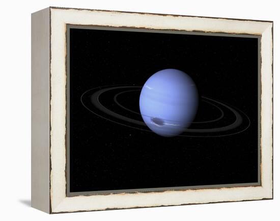 Artist's Concept of Neptune-Stocktrek Images-Framed Premier Image Canvas