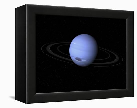 Artist's Concept of Neptune-Stocktrek Images-Framed Premier Image Canvas