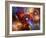 Artist's Concept of Planets and Stars Mixed Together in an Ever-Changing Nebula-Stocktrek Images-Framed Premium Photographic Print