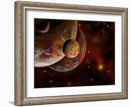 Artist's Concept of the Birth Place of a Star System-Stocktrek Images-Framed Photographic Print