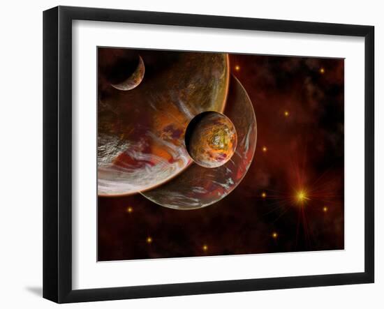 Artist's Concept of the Birth Place of a Star System-Stocktrek Images-Framed Photographic Print