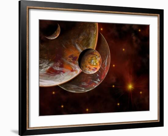 Artist's Concept of the Birth Place of a Star System-Stocktrek Images-Framed Photographic Print