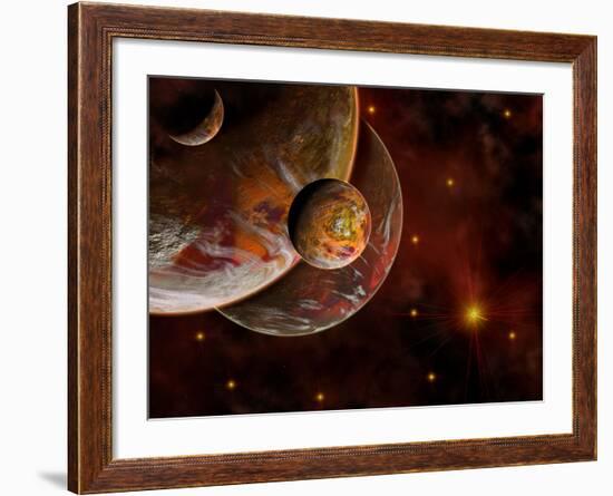 Artist's Concept of the Birth Place of a Star System-Stocktrek Images-Framed Photographic Print