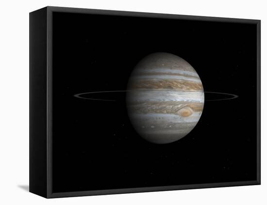 Artist's Concept of the Planet Jupiter-Stocktrek Images-Framed Premier Image Canvas