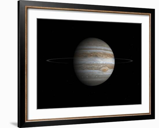 Artist's Concept of the Planet Jupiter-Stocktrek Images-Framed Photographic Print