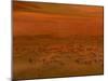 Artist's Concept of the Surface of Saturn's Moon Titan-Stocktrek Images-Mounted Photographic Print