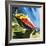 Artist's Conception of a Glider Train-Wilf Hardy-Framed Giclee Print