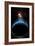 Artist's Depiction of a Blue Planet and it's Orbiting Small Moons-null-Framed Art Print