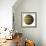 Artist's Depiction of a Gas Giant Planet on a White Background-null-Framed Art Print displayed on a wall