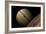 Artist's Depiction of a Gas Giant Planet Surrounded by Three Moons-null-Framed Art Print