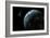 Artist's Depiction of a Satellite in Orbit around an Earth-Like Inhabited World-null-Framed Art Print