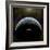 Artist's Depiction of an Earth-Like Planet with it's Orbiting Moon-null-Framed Art Print