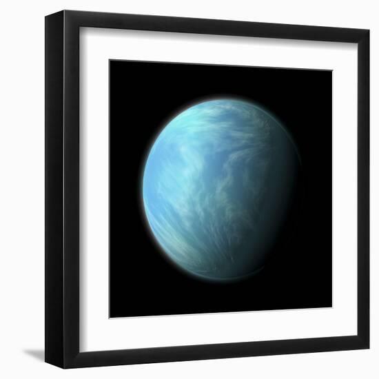 Artist's Depiction of Kepler 22B-null-Framed Art Print
