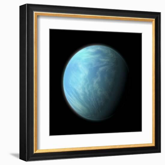 Artist's Depiction of Kepler 22B-null-Framed Art Print