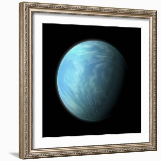 Artist's Depiction of Kepler 22B-null-Framed Art Print