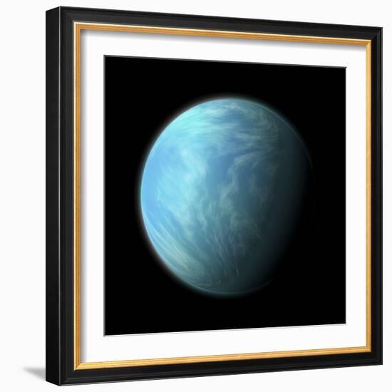 Artist's Depiction of Kepler 22B-null-Framed Art Print