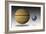 Artist's Depiction of the Size Relationship Between Earth and Gliese 1214B-null-Framed Art Print