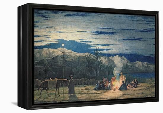 Artist's Halt in the Desert by Moonlight, C.1845-Richard Dadd-Framed Premier Image Canvas