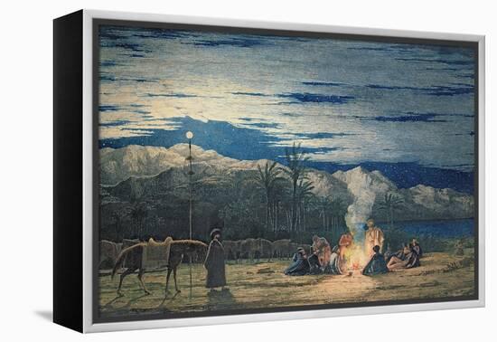 Artist's Halt in the Desert by Moonlight, C.1845-Richard Dadd-Framed Premier Image Canvas