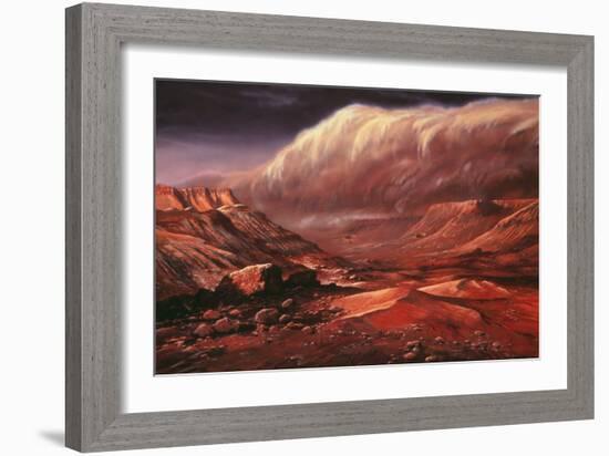 Artist's Impression of the Martian Surface-Ludek Pesek-Framed Photographic Print